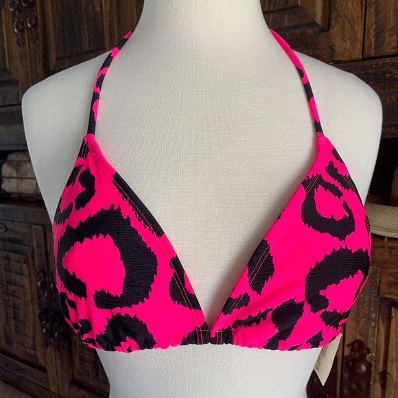 OP Other - NWT Op Leopard Print Bikini Top